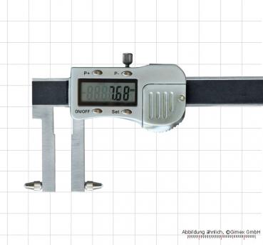 Digital-Universal-Messschieber mit auswechselbaren Einsätzen