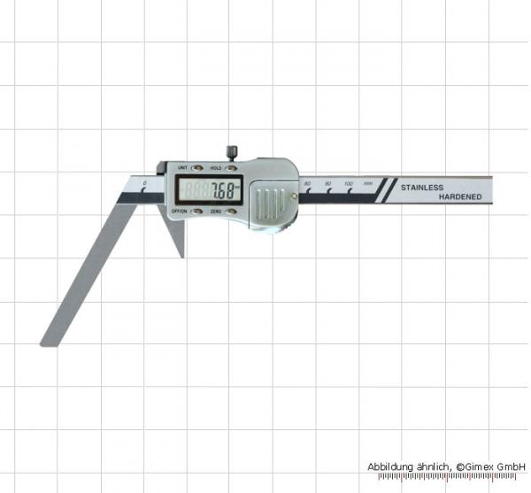 Digital-Messschieber zur Messung von Spiralbohrer